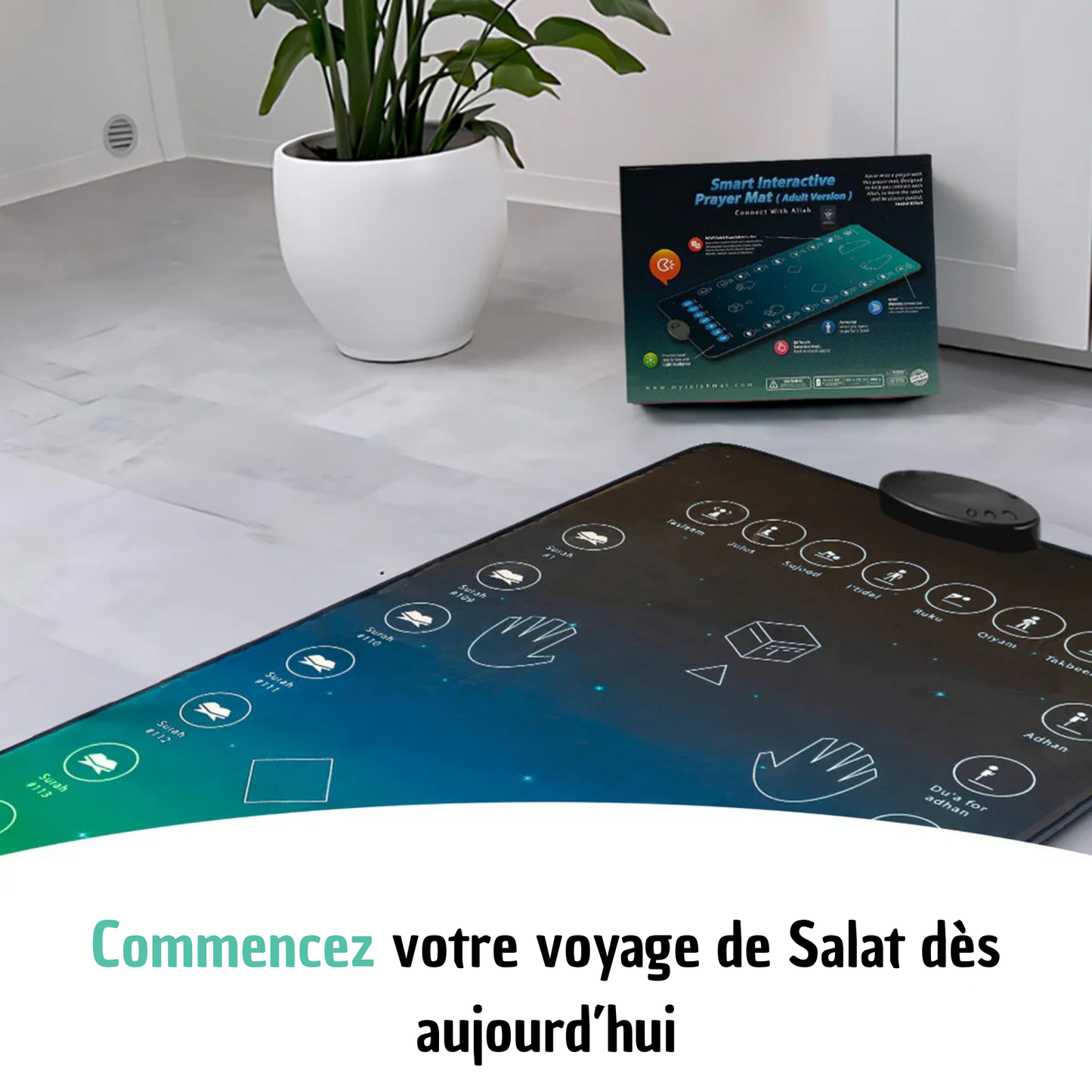 Tapis de prière interactif – Version adulte | Mon Tapis Salah