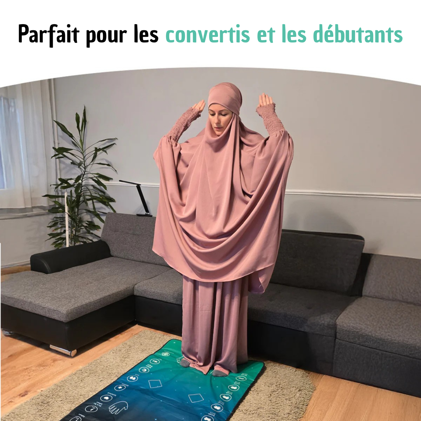 Tapis de prière interactif – Version adulte | Mon Tapis Salah