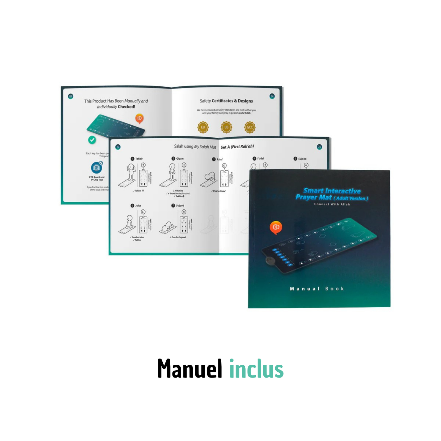 Tapis de prière interactif – Version adulte | Mon Tapis Salah