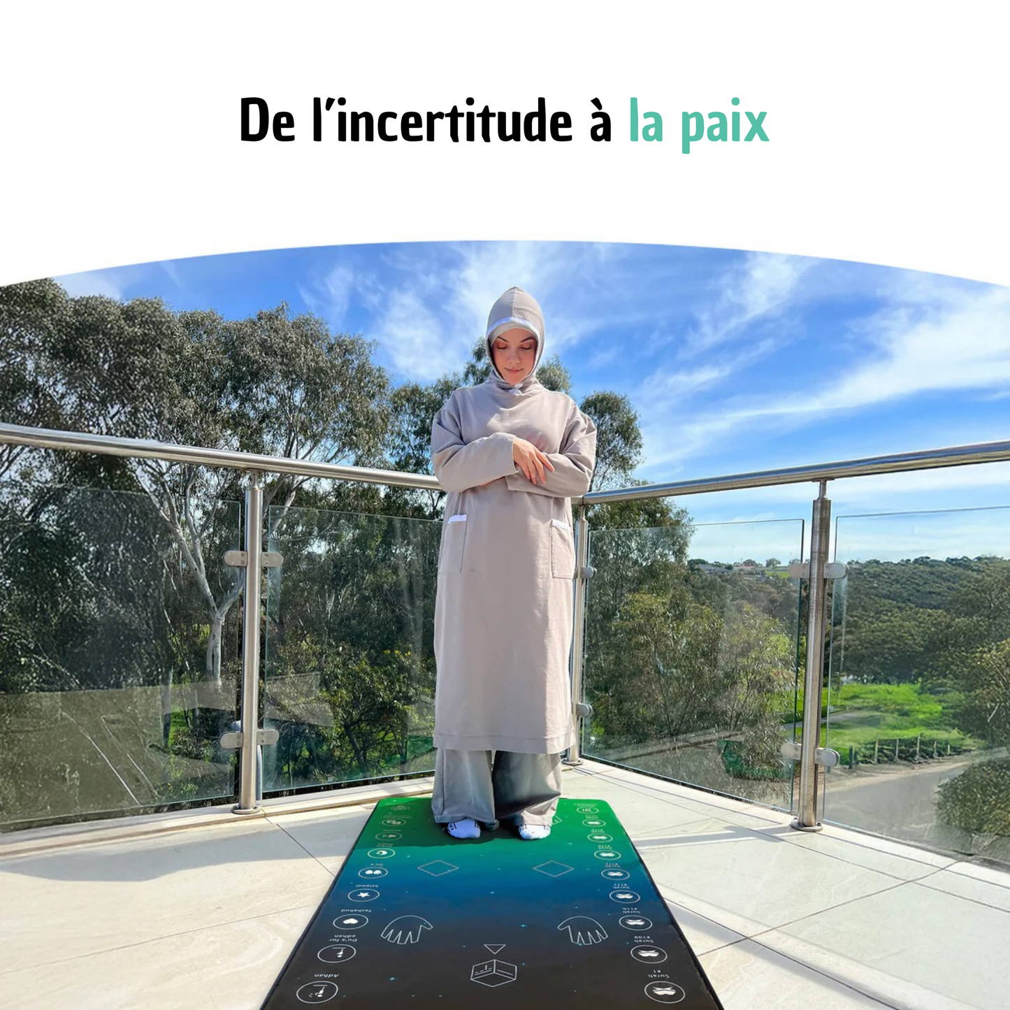 Tapis de prière interactif – Version adulte | Mon Tapis Salah